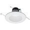 Satco Field Selectable LED Downlight Retrofit Deep Baffle 5-6 Inch Round Shape White Finish 120 Volts S11883 - alternate 2